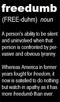 Freedom vs. freedumb...